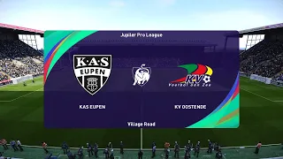 PES 2021 | KAS Eupen vs KV Oostende - Belgium Jupiler League | 20/02/2021 | 1080p 60FPS