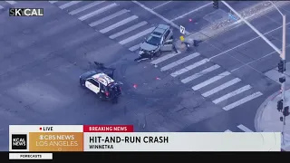 Driver jumps out of car and runs following Winnetka hit-and-run crash