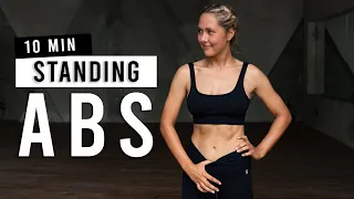 10 Min Standing Abs Workout For A Flat Belly | No Equipment, No Repeats, At Home