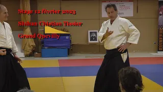 Stage aïkido par Shihan Christian Tissier. 12 février 2023.