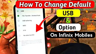 How To Change Default USB Option on Infinix & Android | Infinix