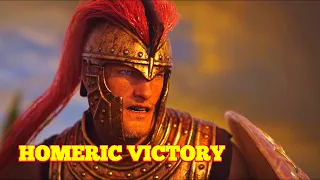 Achilles Homeric Victory and Cinematics. Total War Saga: Troy