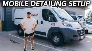 A Highly Functional Mobile Detailing Van Setup