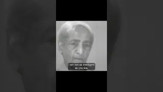 There is fear when there is comparison | Krishnamurti #shorts