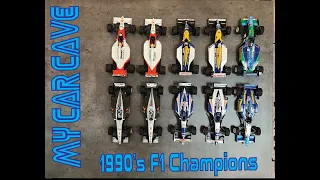 My Car Cave: 1990's F1 World Champions in 1/18th Scale