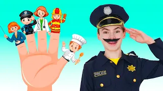 Profession Finger Family - Nick and Poli - Nursery Rhymes & Kids Songs