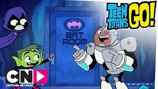 Nella Bat-caverna | Teen Titans Go! | Cartoon Network Italia