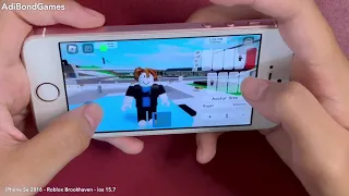 Roblox BrookHaven on iPhone Se 2016