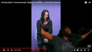 FAOUZIA PLAYS "5 SECOND SONGS" SINGING FOR RIHANNA , COLD PLAY & BEYONCÉ REACTION VIDEO