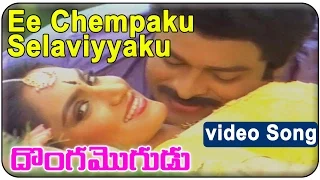 Donga Mogudu Telugu Movie || Ee Chempaku Selaviyyaku Video Song || Chiranjeevi, Madhavi, Radhika