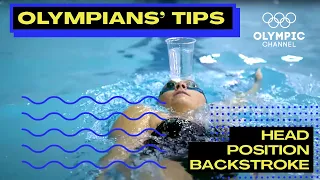 How head position can improve your backstroke ft. Elizabeth Beisel | Olympians' Tips