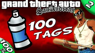 GTA San Andreas [:2:] ALL Spray Tags Locations [100% Walkthrough]