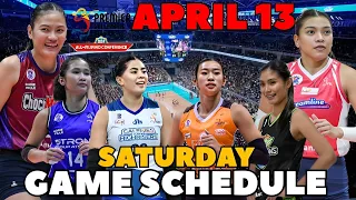 PVL ALL FILIPINO SCHEDULE | APRIL 13 SATURDAY | PVL ALL FILIPINO CONFERENCE 2024