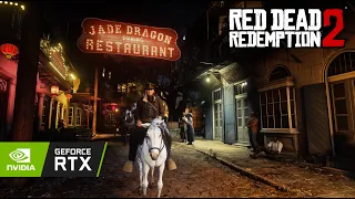 Red Dead Redemption 2 - Recorriendo Saint Denis de Noche | 4K Ultra Max Graphics 60 Fps