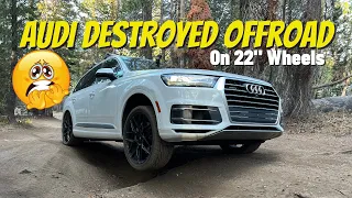 Audi Q7 Off Roading Test in Sierra Mountians | Corral Hollow Trail