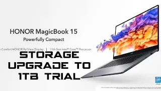 Honor Magicbook 15 Storage upgrade to 1 TB