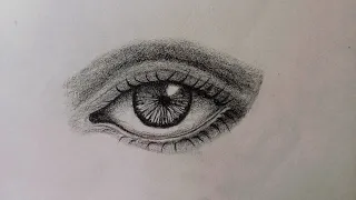 How to draw eye for beginners | step-by-step tutorial