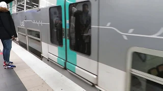 イル＝ド＝フランスRER A線MI09系 パリ・リヨン駅到着 Île-de-France RER A MI 09 train