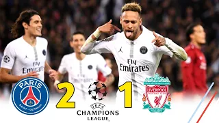 PSG 2 × 1 Liverpool (Neymar and Mbappe Masterclass) UCL 2018/19 Extended Highlight & Goals HD