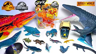 NEW Jurassic World Dinosaurs! Goo-Jit-Zu T-Rex, Carnotaurus, Mosasaurus, Giganotosaurus, Velocirapto