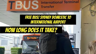 HOW TO TRANSFER FOR FREE BETWEEN SYDNEY DOMESTIC TO INTERNATIONAL AIRPORT |RUBY WONDERS💛
