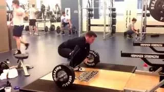 Jake Dickson: Power Clean - 100kg