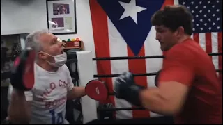 Ben Askren Boxing Training with Freddie Roach! BOXING TECHNIQUE GETTING CLEAN!!!