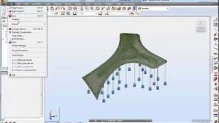 16- Robot Structural Analysis Professional - How to export meshing from RSA to AutoCAD Dxf file