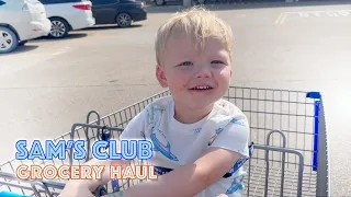 Sam's Club Grocery Haul - Large Family Shopping #groceryhaul
