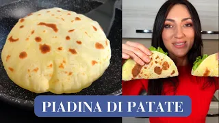 PIADINA DI PATATE - SENZA FARINA (ricetta SENZA GLUTINE)