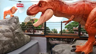 T-Rex VS Lion! Dinosaur Movie Jurassic World 2 Fallen Kingdom Last Scene