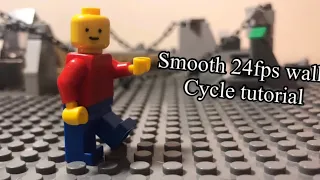 How to animate a smooth 24fps walk cycle (Lego stopmotion tutorial)