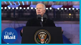 'Kyiv stands free!': Joe Biden speaks to Poland as Russia Ukraine war enters new phase - FULL speech