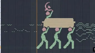 What Coffin Dance Sounds Like - Midi art