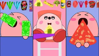 Kirby Animation - Spicy Food Challenge Complete Edition #kirby #noreaction