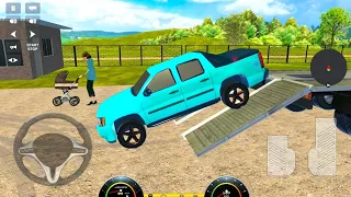 Big Semi Truck Driver Simulation - Toyota Pickups Transporter  Sim #2 - Android Gameplay