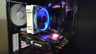 Стрес тест в FURMARK Видеокарта Gigabyte AORUS GeForce GTX 1080 Ti 11GB GDDR5X