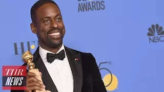 Sterling K. Brown Makes History as First Black TV Drama Actor Winner at Golden Globes | THR News