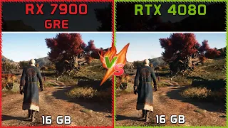 RX 7900 GRE vs RTX 4080 - FHD, QHD, UHD 4K