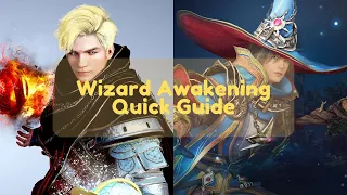 Awakening Wizard Quick Guide || Newbie Guide || Black Desert Online ASIA