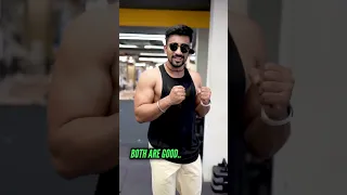 ❤️‍🔥✅BRO SPLIT v/s PPL !! (Which is better ?) 🥵 #youtubeshorts #bodybuilding