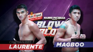 Criztian Pitt Laurente vs JR Magboo | Manny Pacquiao presents Blow by Blow | Full Fight