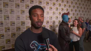 Black Panther: Michael B. Jordan Comic Con 2016 Movie Interview | ScreenSlam