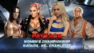 WWE 2K16 WWE Payback WWE Women's Championship - Charlotte (c) Vs Natalya