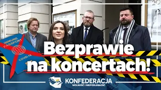 Segregacja sanitarna podczas koncertów i wydarzeń kulturalnych!