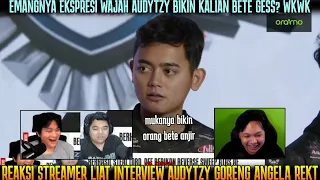 😅REAKSI STREAMER LIAT EKSPRESI NGESELIN AUDYTZY GORENG ANGELA REKT 😅