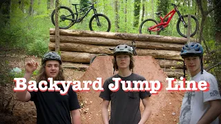 Backyard Trail builds with Jump Line