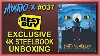 Pet Sematary (1989) Mondo X #037 Best Buy Exclusive 4K+2D Blu-ray SteelBook Unboxing