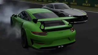 Forza Motorsport 7: Porsche 911 992.2 gt3 rs vs Mercedes-AMG GTR PRO