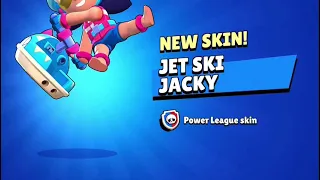 JETSKI JACKY UNLOCK ANIMATION BRAWL STARS